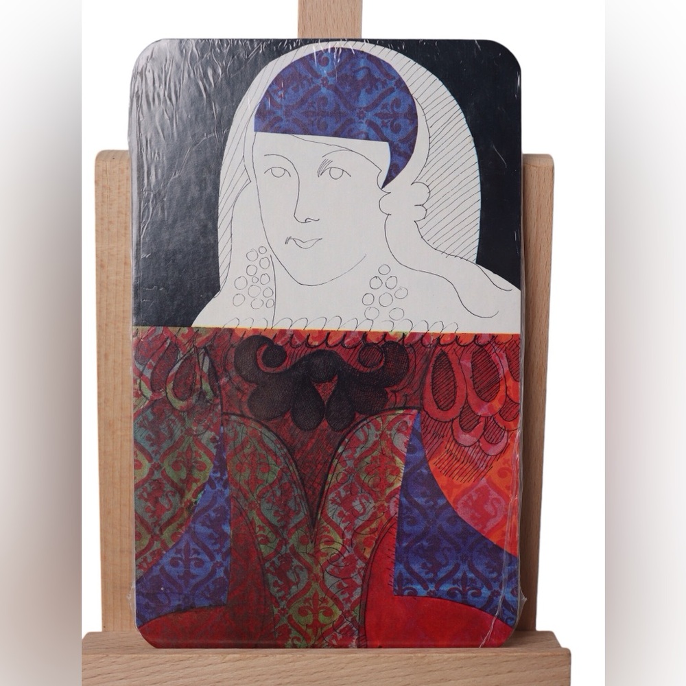 Vintage 1960’s  Montag Design by Kohn Psychedelic Portrait Postcards
